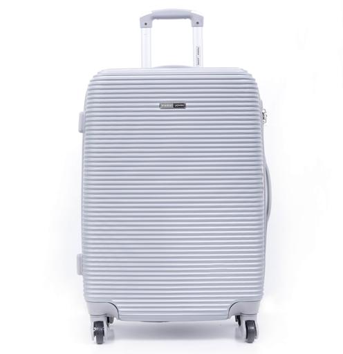 Parajohn PJTR3045 ABS Hard Trolley Luggage, Silver 20 Inch
