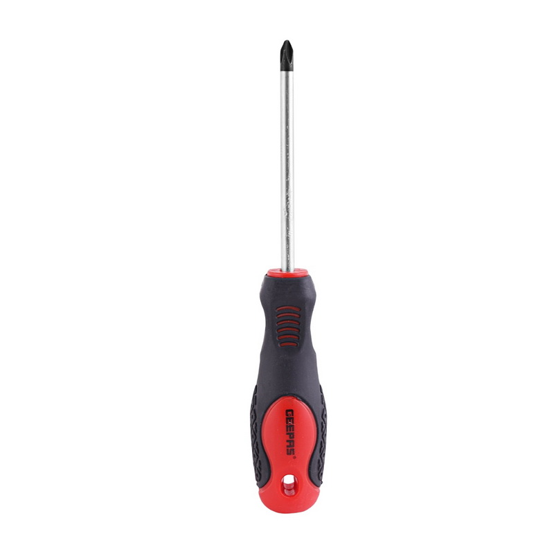 Precision Screwdriver - Containing One Phillips Screwdriver, Soft Grip Rubber Insulated Handle, Bi-colored Red/Black