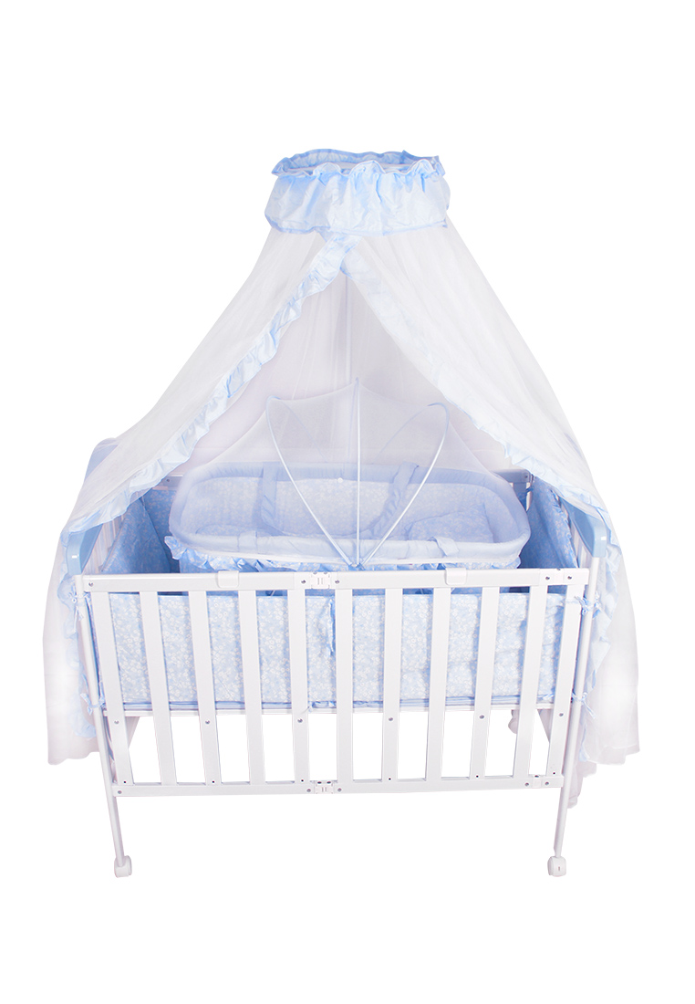 Baby Plus Foldable Crib With Mattress And Mosquito Net 