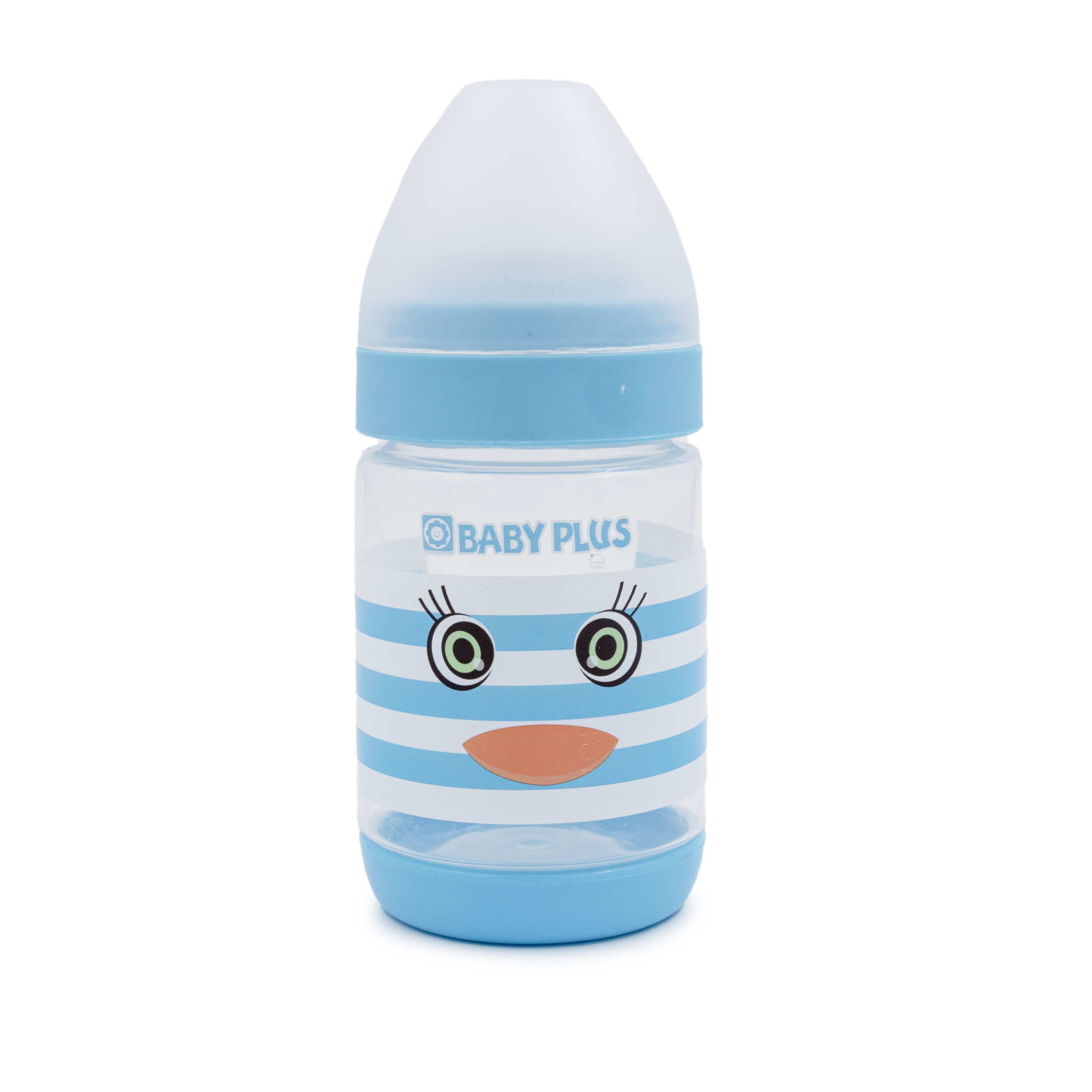 Baby Plus Baby Wide Neck Feeding Bottle With Silicone Teat  150Ml/5Oz (3M+)