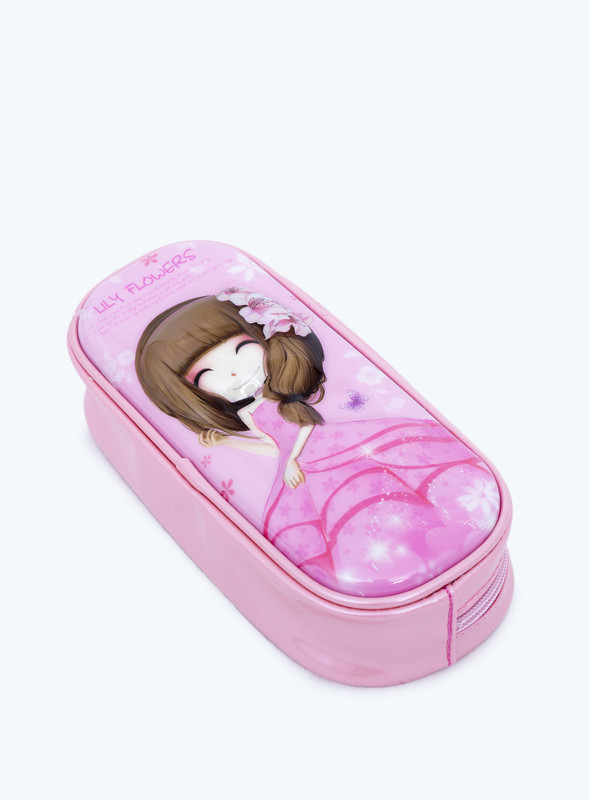 Day N Day- School Pencil Case Color Canvas Stretch Double Layer Large Capacity Pencil Box Pencilcase Kids Stationery ,most fasionable and attractive style.