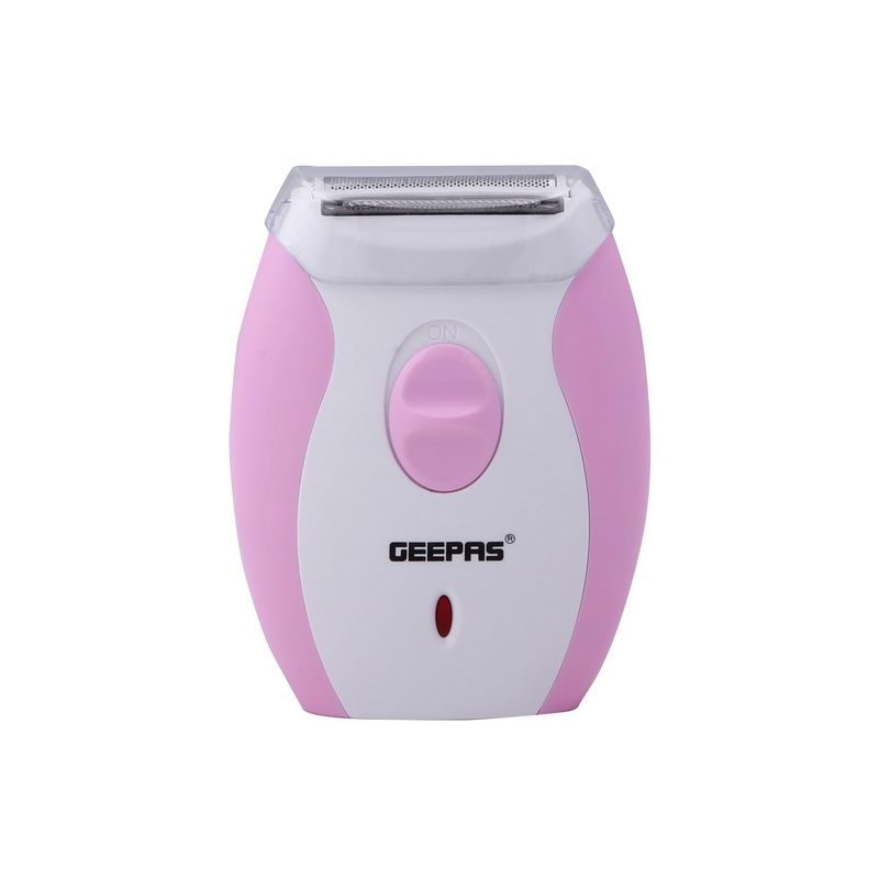 Geepas GLS8691 Lady Shaver - Rechargeable Portable Hair Remover Electric Trimmer Hair Epilator for Face, Eyebrow, Legs Bikini Line Ladies Shaver- Wet & Dry Use | 2 Years Warranty