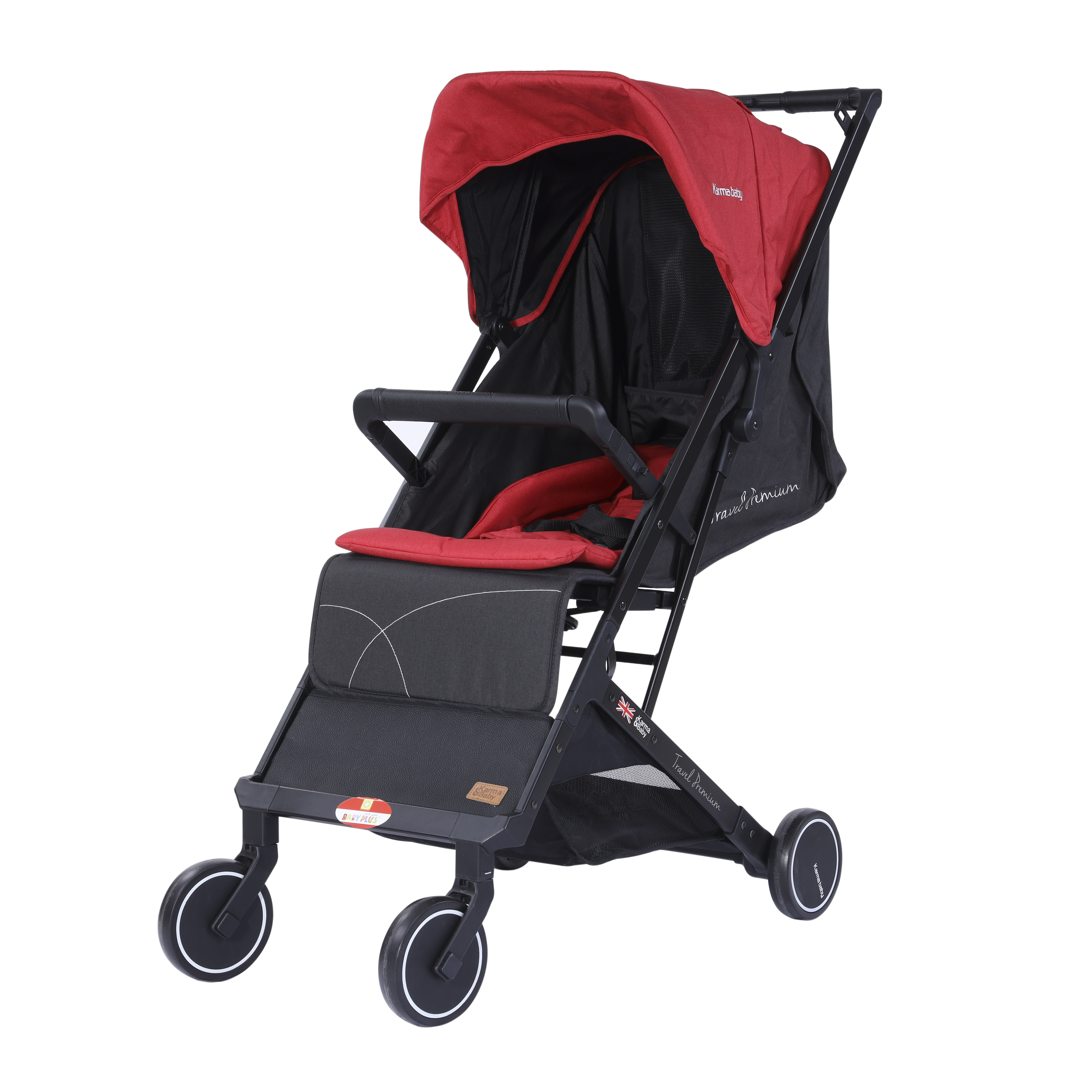 Baby Plus Baby Stroller  Redblack 