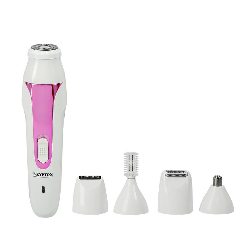 5 in 1 Women's Hair Trimmer Shaver,Womans Electric Shaver,Hair Portable Removal for Armpit,Bikini Line,Face,Eyebrow,Legs,Nose & Ear Trimmer Shaver USB Rechargeable &Waterproof Epilator