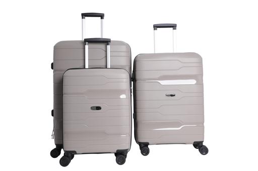 Parajohn PJTR3136 Novo 3 Pcs Trolley Luggage Set, Coffee