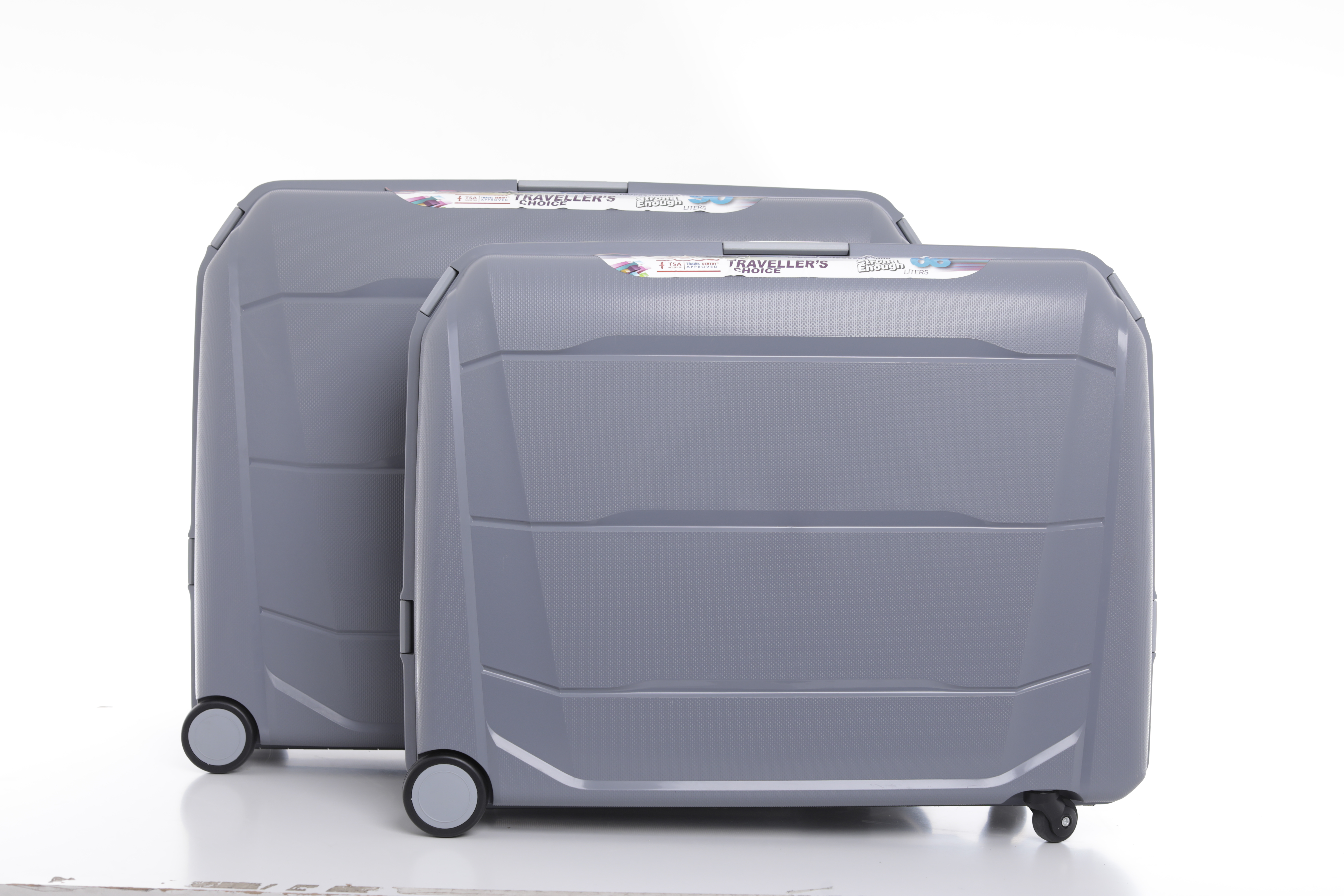 Parajohn Travel Luggage Suitcase Set of 2 - Cabin Size Roller Travel Suitcase - Ultra Stylish Carry Handle with 4 Soundless Smooth Wheels - Portable Weekend Overnight Travel Holdall Handbag