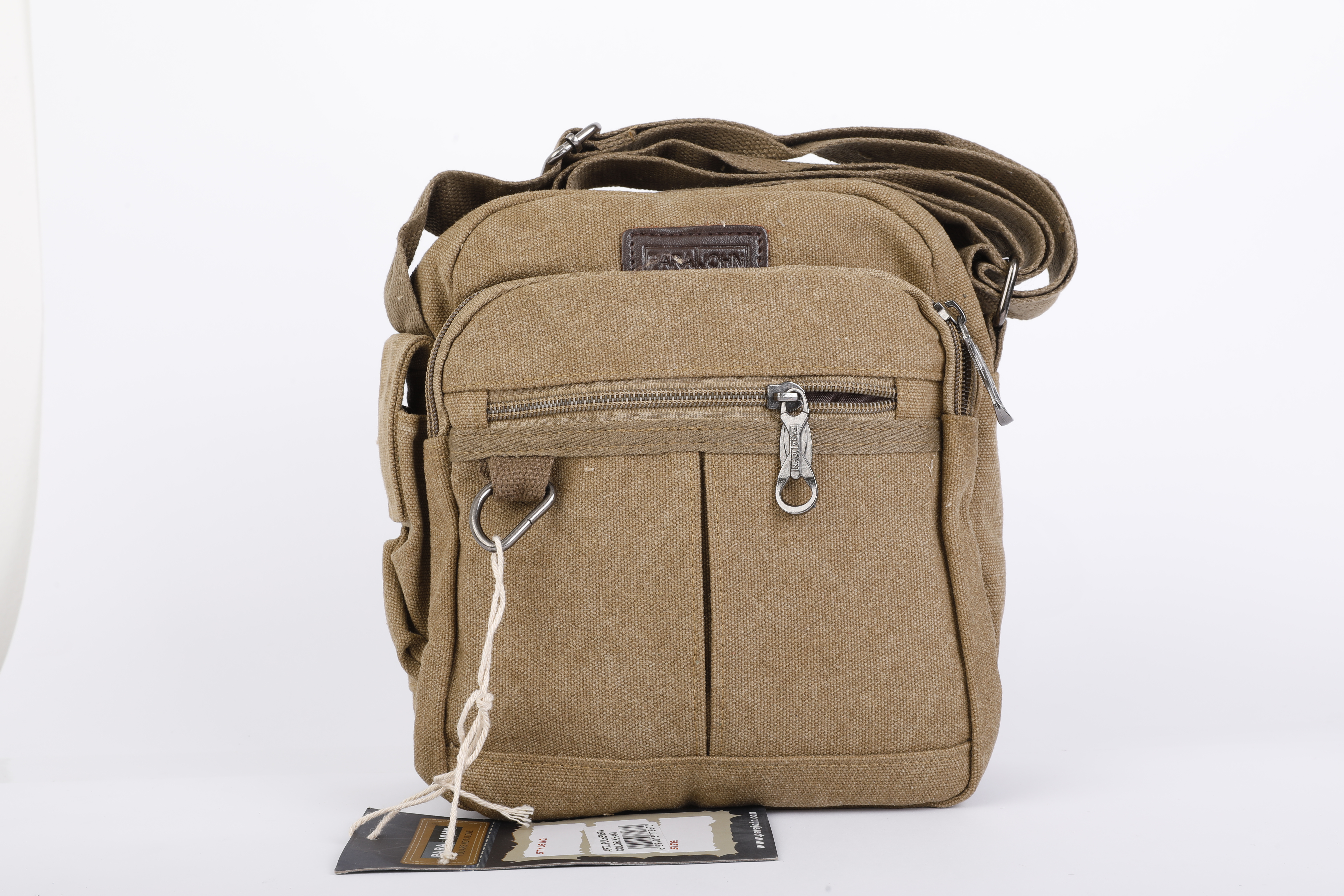 8 Canvas Office Shoulder Bag - Multipurpose Mini Shoulder/Travel Utility Work Bag - Phone/Passport Pouch Bag - Ideal Men and Women -