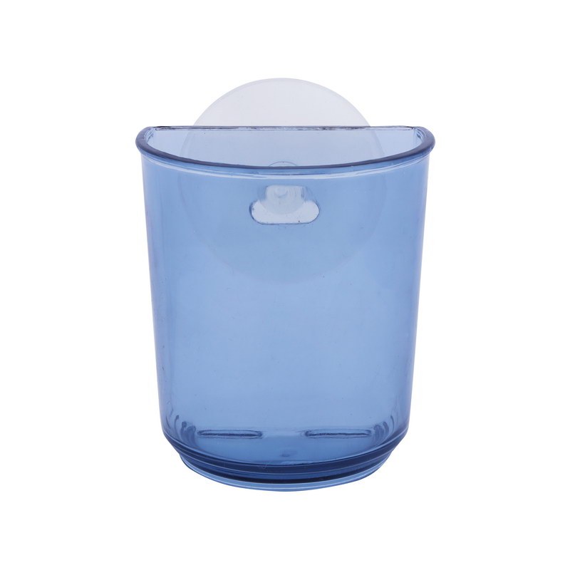 Delcasa DC1007 Easy Stick Tooth Brush Holder - No Drilling Bathroom Drain Rack with Suction Cup | Shower Caddy Basket Bathroom Shelf Organiser Wall Mounted Spices Storage Rack, No Drilling