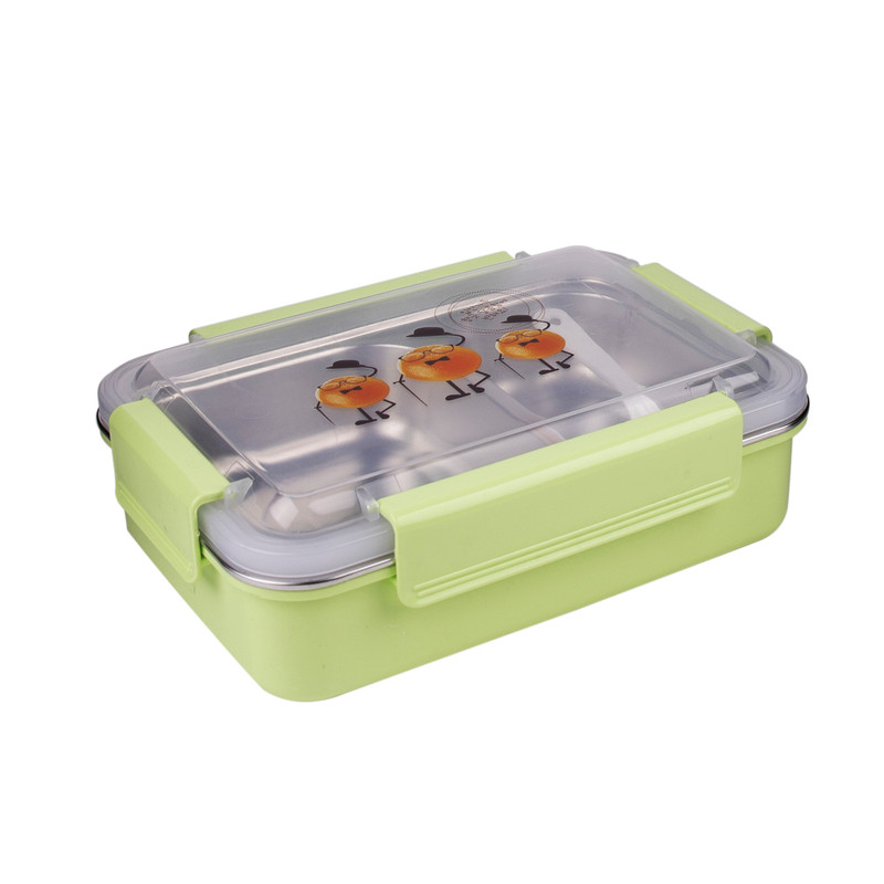 DAY N DAY Lunch Box/SET 1 ltr   GREEN  colour