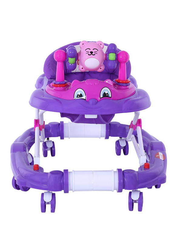 Baby Plus Sadjustable Swivel Wheels Baby Activity Walker Cum Rocker 