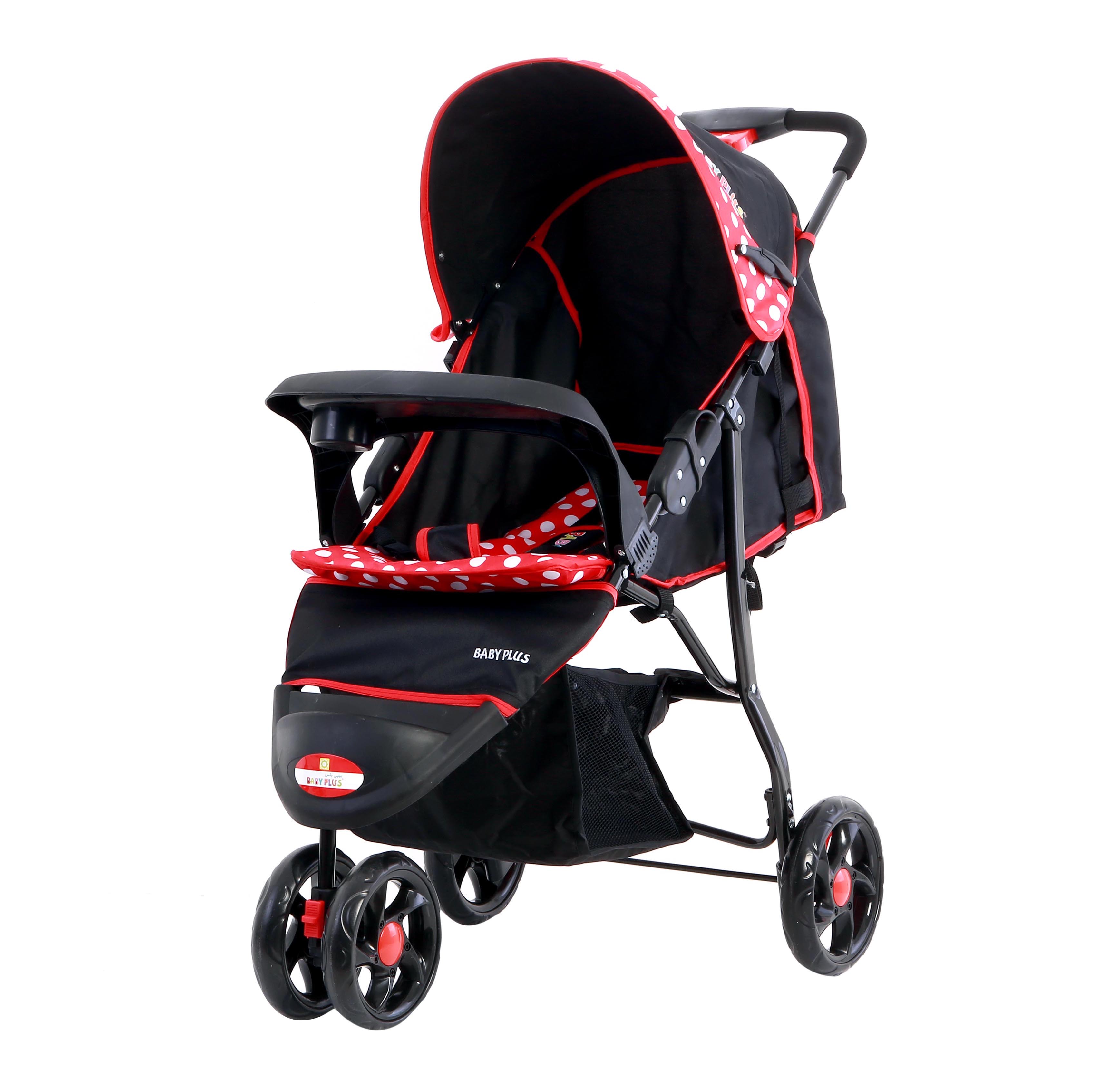 Baby Plus Baby Stroller  Redwhiteblack 