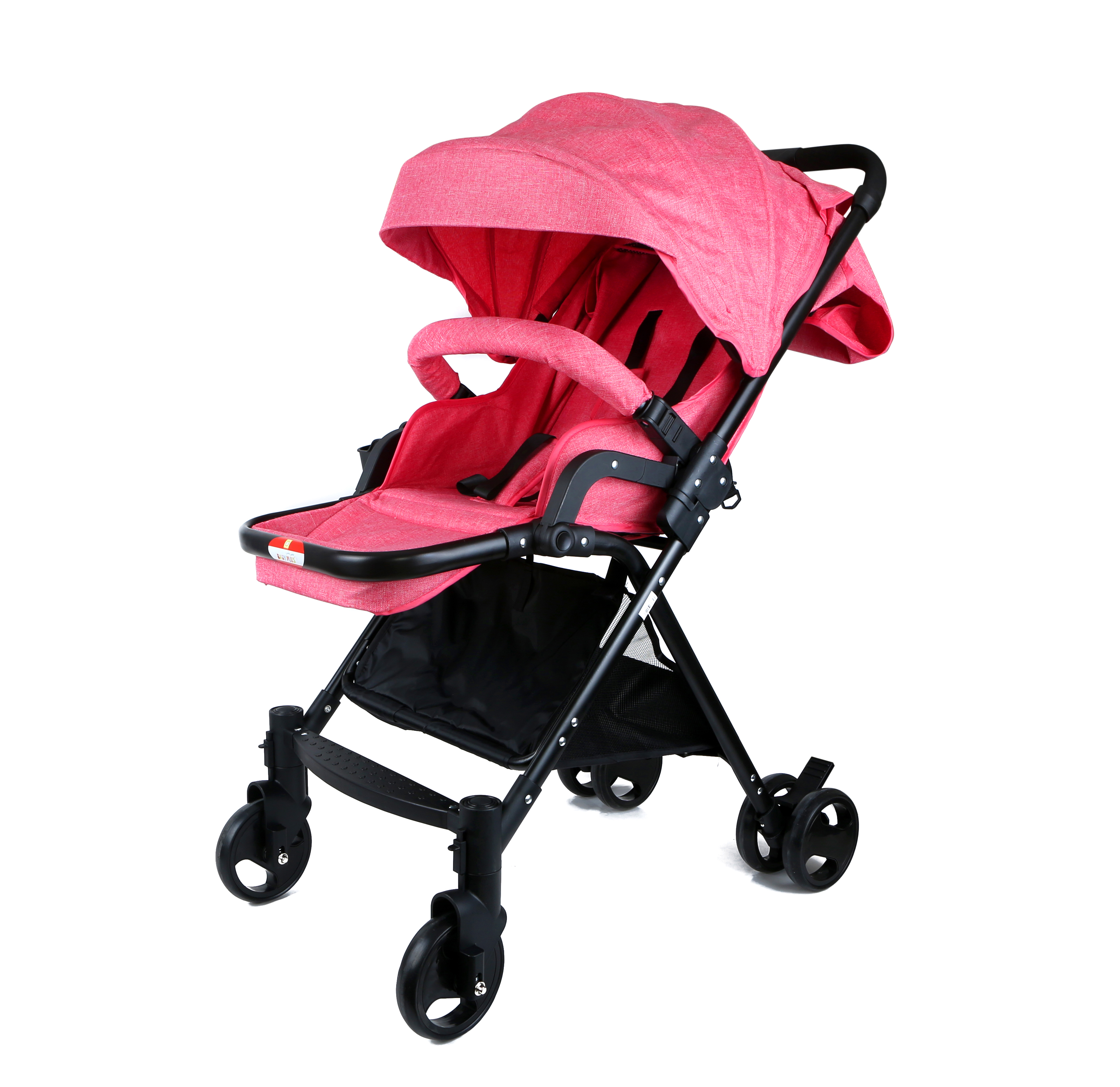 Baby Plus Baby Stroller  Pinkblack 0-2 Years