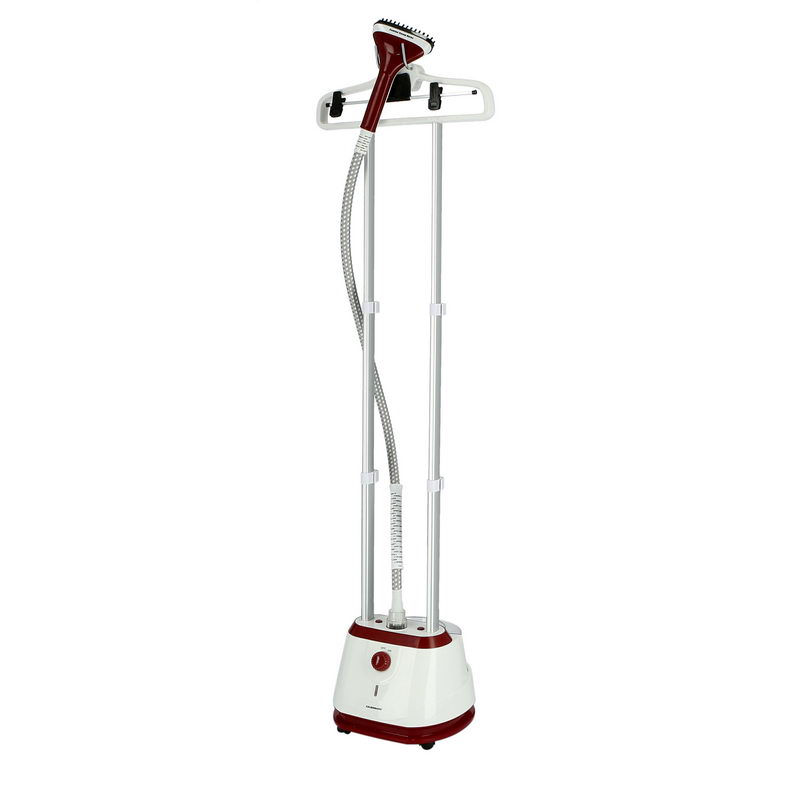 Double Stand Garment Steamer, 1980W - 2.0L Transparent Water Tank - Double Tube - No Water Dropping - Stainless Steel Nozzle