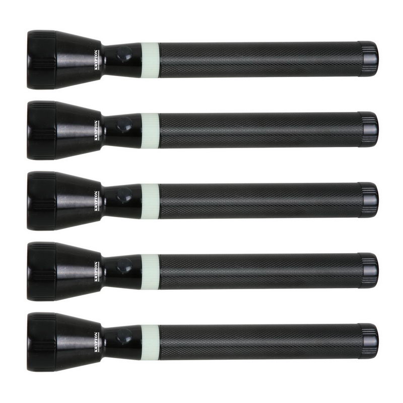 Rechargeable LED Flashlight, 5PC - High Power Flashlight Super Bright CREE LED Torch Light - Built-in 1900Mah Battery - Powerful Torch for Camping Hiking Trekking