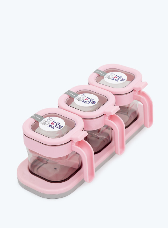 DAY N DAY  SPICES JAR Moulded from high-grade material  PINK 30*9*10