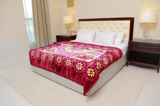 Parajohn 2 Ply 1 Side Embossed Raschel 2020 Blanket 200x240