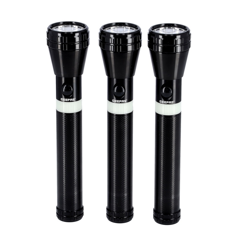 3 IN 1 Family Pack Rechargeable Led Flashlight - Hyper Bright White 2000 Meters Range Portable Torch High Beam LED Flashlight| Water Proof Pocket Flashlight with Charger & battery