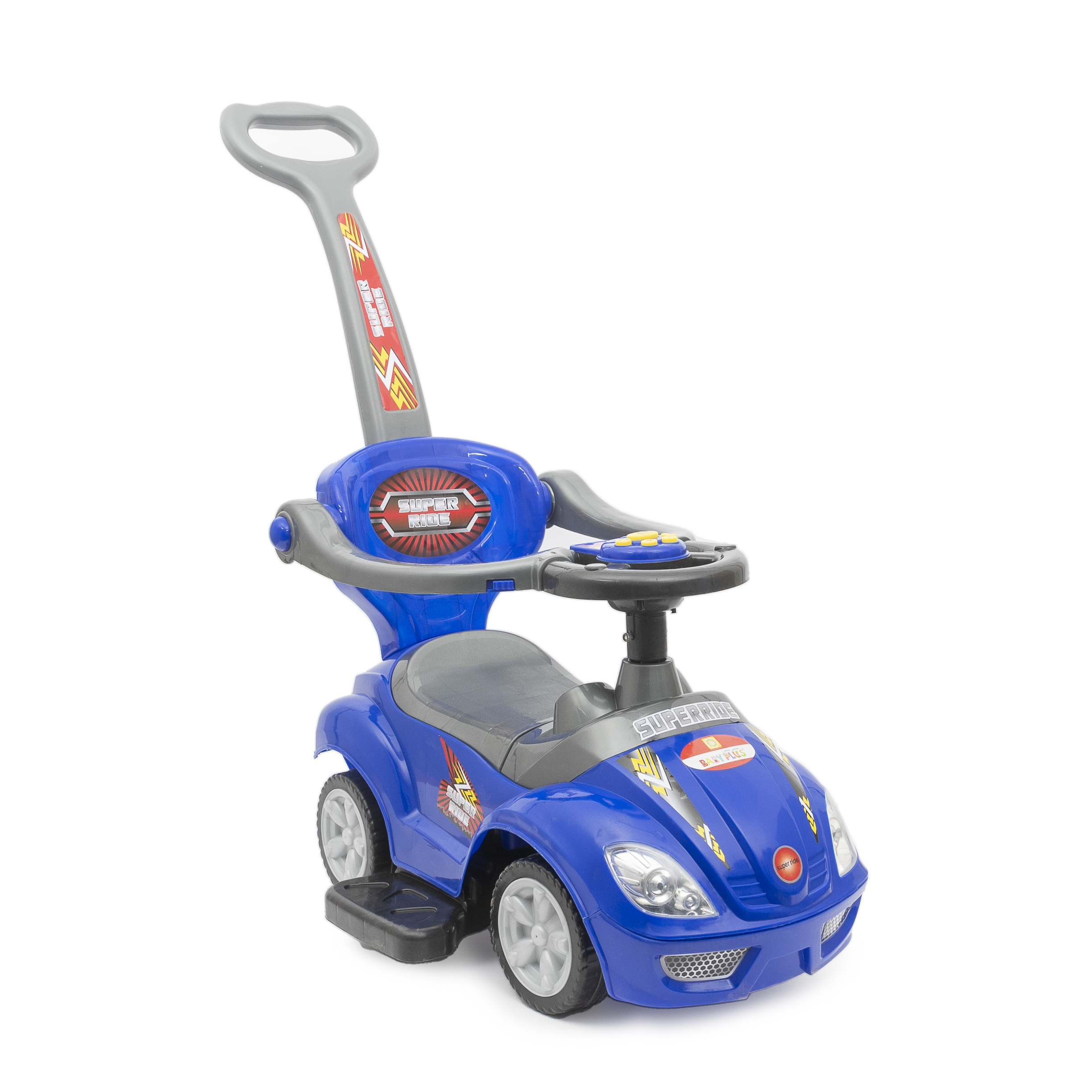 Baby Plus Baby Ride On Car with Handle 63x29x34centimeter BP9056