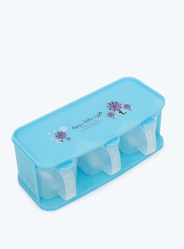 DAY N DAY  Spice Rack Moulded from high-grade material  BLUE 24*10*10