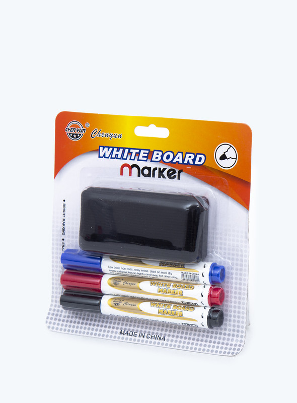 Day N Day-3 PC WHITE BOARD MARKER AND DUSTER