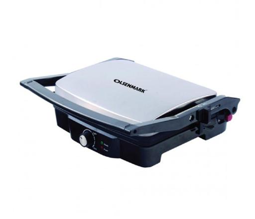 Grill Maker with Non Stick Coating Plate, 4 Slice - Cool Touch Housing - Non-Stick Cooking Plate - Drip tray - Floating hinge system automatically adjusts to variable sizes of toaster, meat, and snack