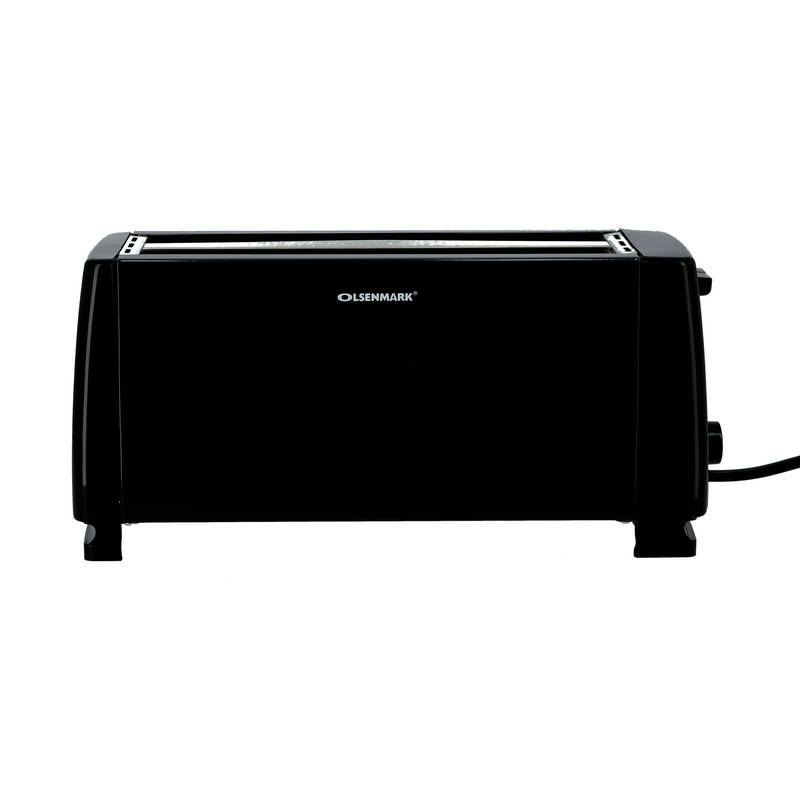 1300W Bread Toaster, 4 Slice Pop-Up Toaster with Removable Crumb Collection Tray, 6 Temperature Control