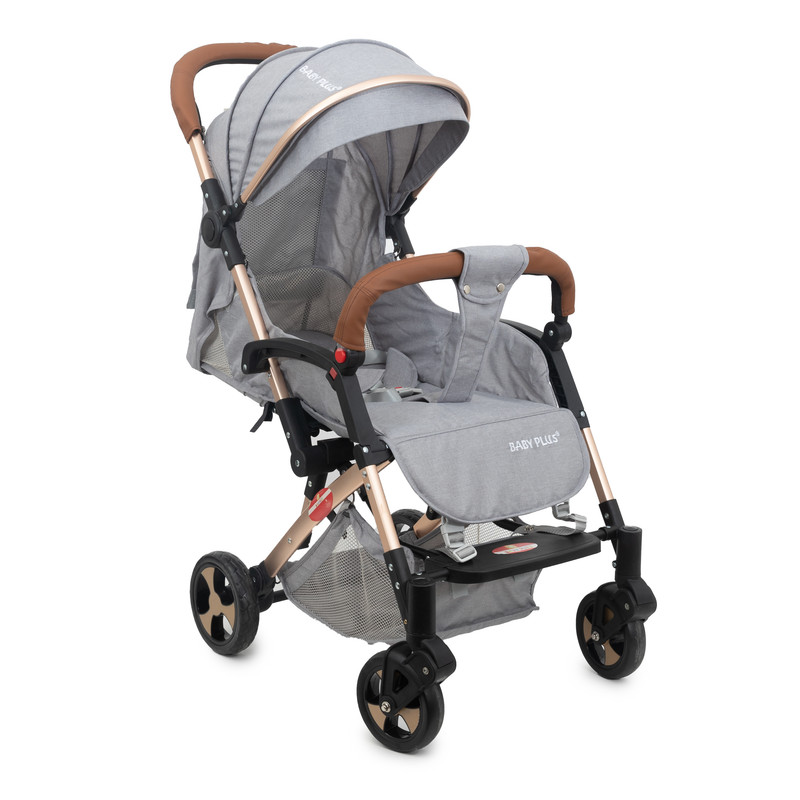 Babyplus|StanderdStroller|Foldable Baby Stroller with Swivel Wheels