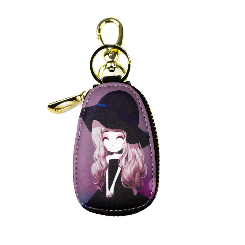 Day N Day Car Key Chain with Leather Case