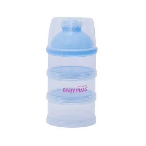 Baby Plus 3 Layers Transparent Travelling Milk Powder Container Set