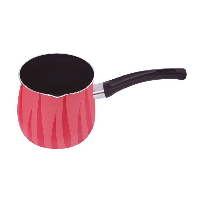 Royalford RF8270 Flame Coffee Warmer - 7.5 cm Stove-top Flame Coffee Warmer - Turkish Coffee, Tea, Milk Pot - Aluminium Build, Soft Touch Handle & Perfect Pouring Spout - 1.9 mm Thickness