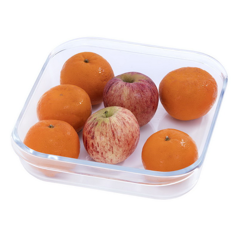 Square Baking Dish, Oven Safe Glass Roaster Pan, 2 Liters, Glass Casserole Baking Dish