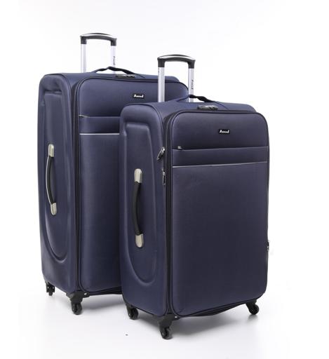 Abraj 2 Pieces Soft Trolley Luggage Bags Set