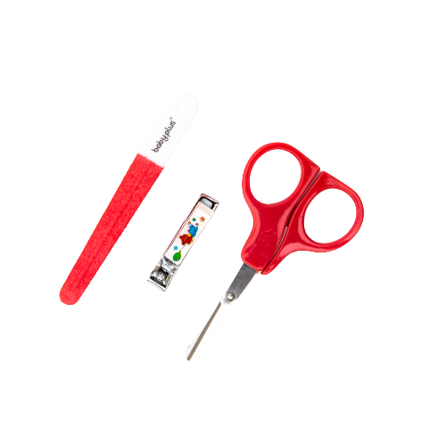 Babyplus Nail care set|clippes|Stainless steel scissors|Emory Board|Bpa free