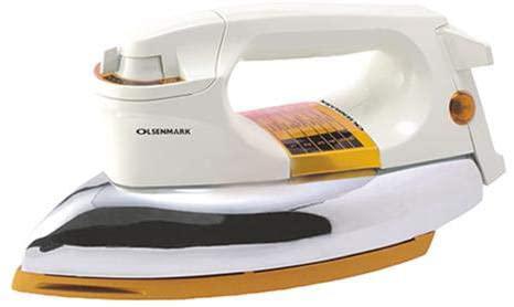 Automatic Dry Iron - Non-Stick Teflon Plate - Adjustable Temperature - LED Indicator - Heavy Weight - Ergonomic Handle, Easy Storage - Interchangeable Cord