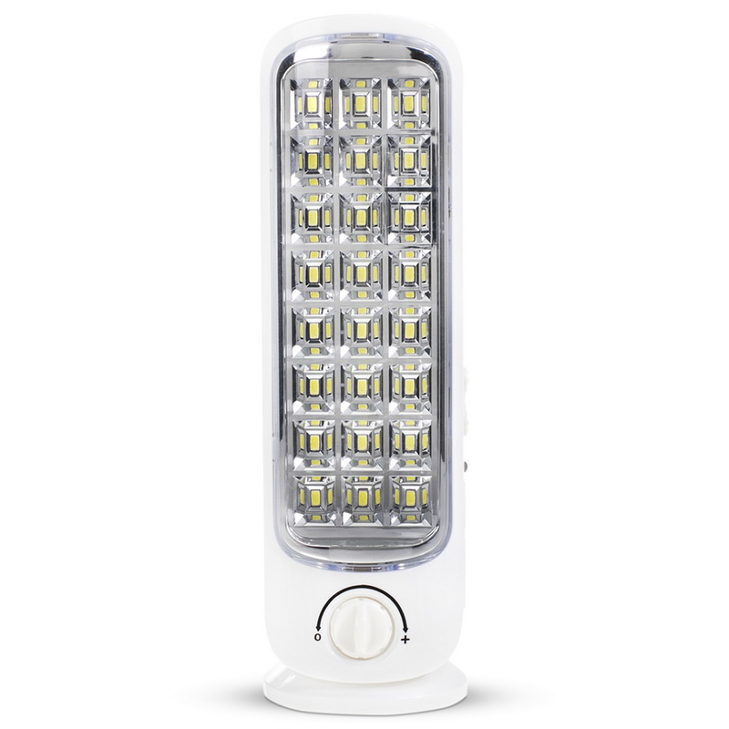 Geepas GE53017UK 12W Rechargeable LED Emergency Lantern with Light Dimmer Function, 24 Pcs LED, 15 Hours Working Time, Suitable for Hiking, Power Outages, Camping - 2 Years Warranty