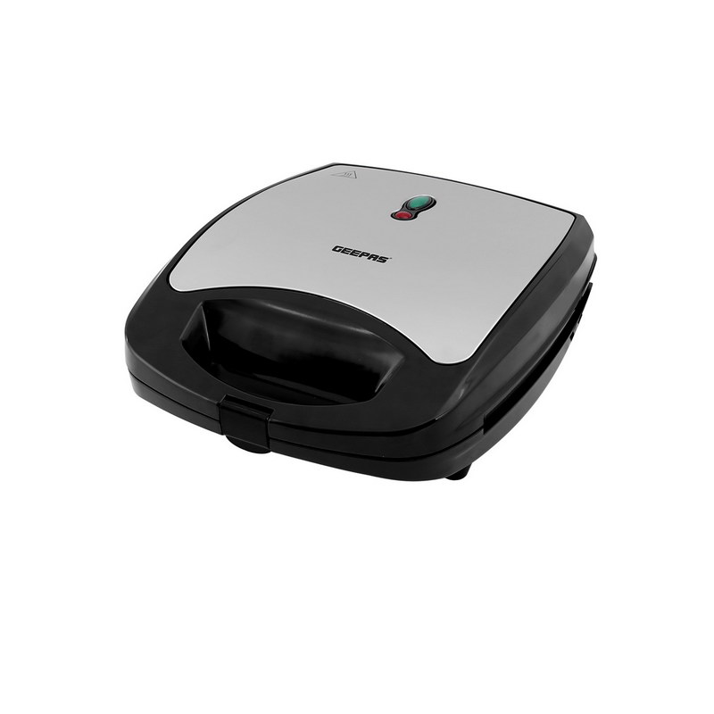920W 2 Slice Sandwich Maker - Cooks Delicious Crispy Sandwiches | Cool Touch Handle, Automatic Temperature Control and Non-Stick Plate | Breakfast Sandwiches & Cheese Snack | 2 Years Warranty