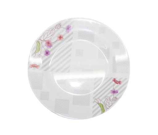 Melamine Ware Sweet Lilac Thai Round Plate, 11 Inch