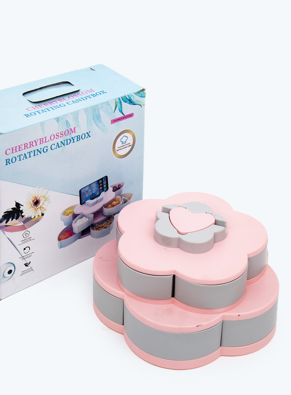 DAY N DAY  NUTS CONTAINER Moulded from high-grade material  PINK 28*14*27