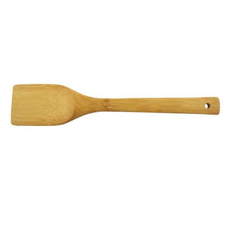 Royalford RF5112 Bamboo Flat Turner - Heat Resistant Soft Grip Turner, Bamboo, Cooking and Baking Equipment | Dishwasher Safe & Hanging Loop