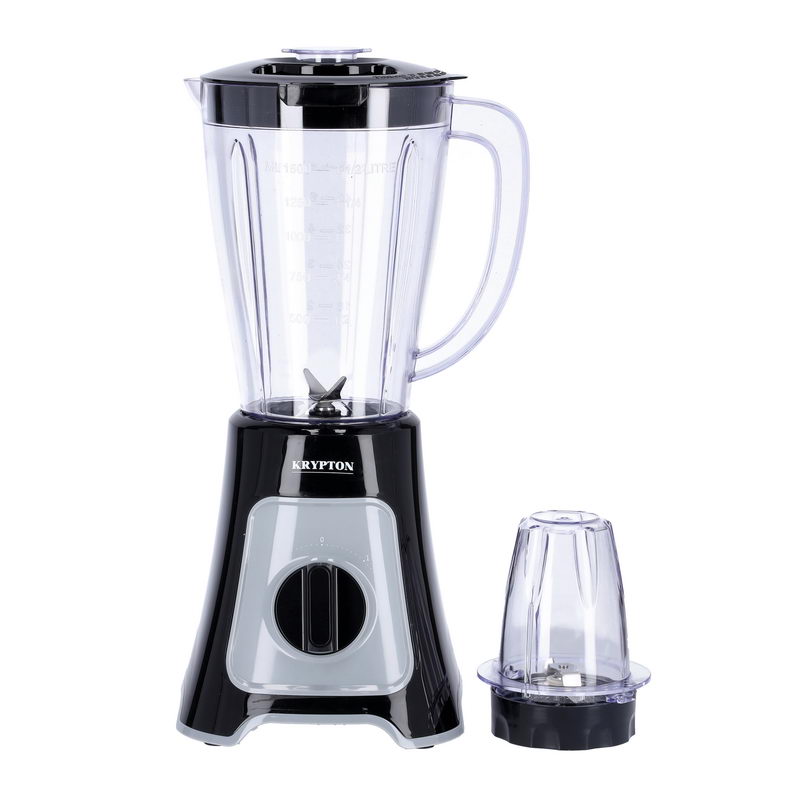 400W Blender, 2 In 1 with 1.5L Jar - Powerful Copper Motor with 2 Speed Mode & Pulse Function - Crusher, Grinder, Juicer