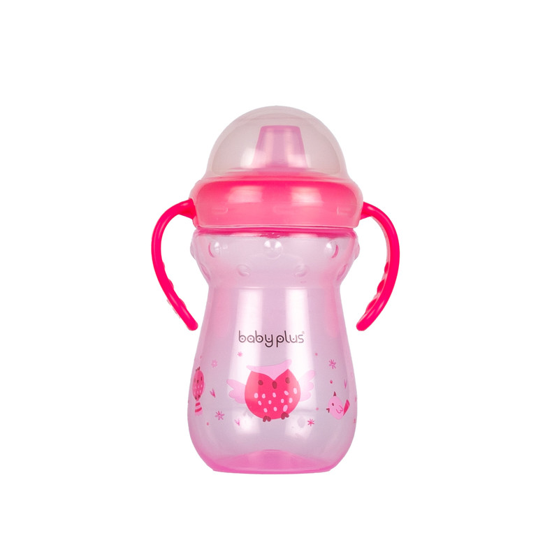 Babyplus 2Handle Cup with swivel lid 6 Month,swipey lid 300ml