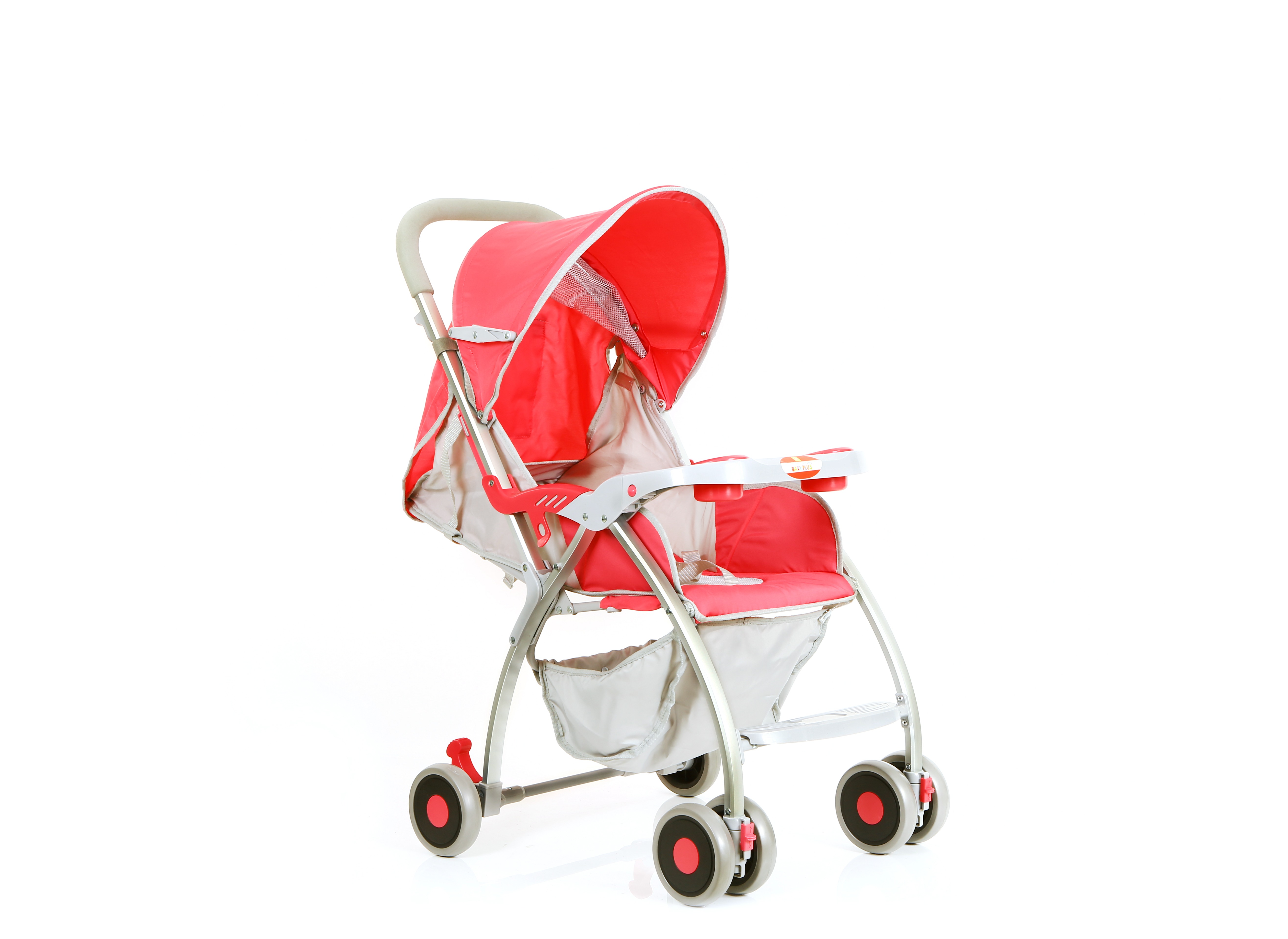 Baby Plus Single Stroller  Pinkwhiteblack 