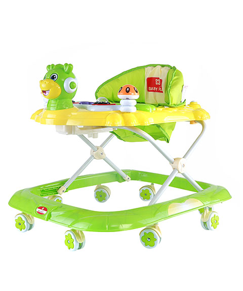 Baby Plus Adjustable Baby Walker Green