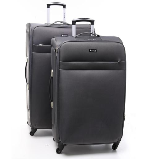 Abraj 2 Pieces Soft Trolley Luggage Bags Set
