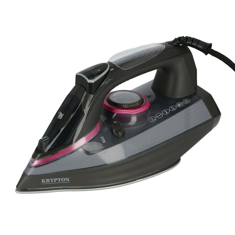2400W Non-Stick Soleplate Steam Iron, Powerful Wet & Dry Steam Iron with Self Clean Function