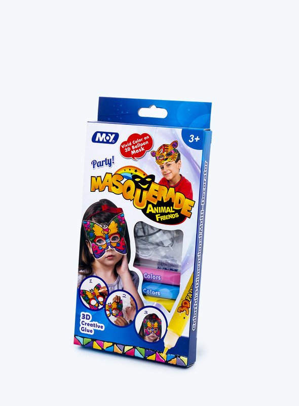 Day N Day- 6 PC SET -3 D CREATIVE GLUE AND 3 D BALLOON MASK