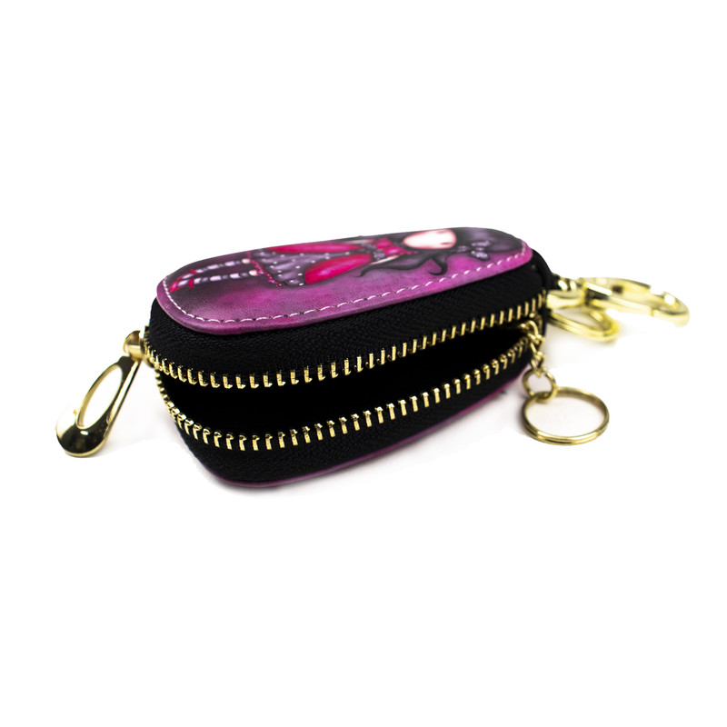 Day N Day Car Key Chain with Leather Case