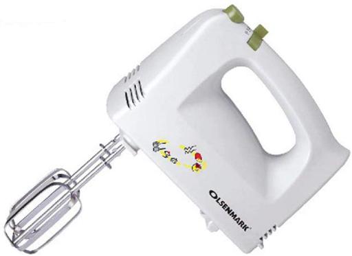 Hand Mixer - 5 Speed Control - Chrome Plated Beaters & Dough Hooks - Eject Function - 160W Powerful Motor - ABS Material - Lightweight