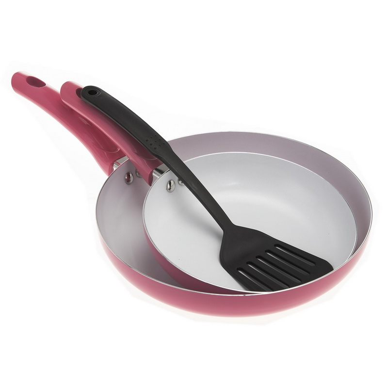 Fry Pan Value Set, 20 cm/ 28 cm, Twin Pack, Frying Pan Set, Non Stick Saucepan Cookware Set, Double Value Set