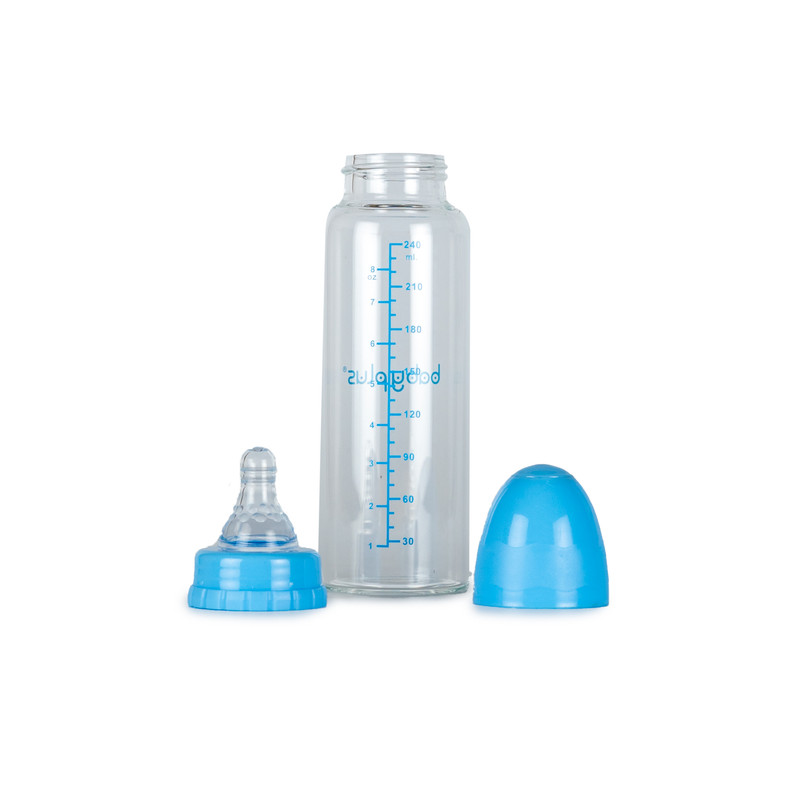 Babyplus Standard Neck Glass bottle 240ml,8 OZ,Bpa free
